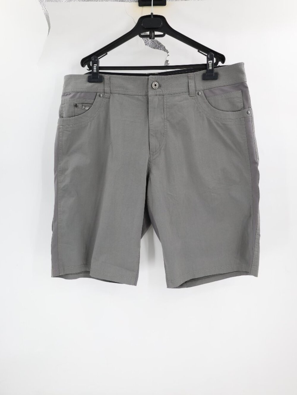 Kuhl Radikl Hybrid Shorts Mens 40 Long 12" Lightweight Hiking Travel UPF Gray
